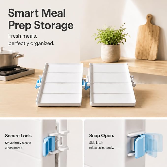Freezer Food Block Maker, 6-Cup Freezer Bag Holder - Image 8