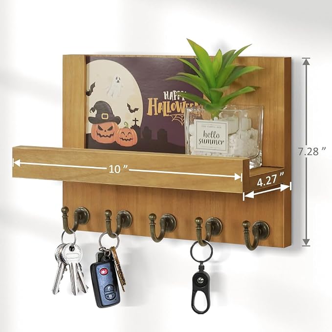 HONJIN Farmhouse Wall Key Holder - Image 7