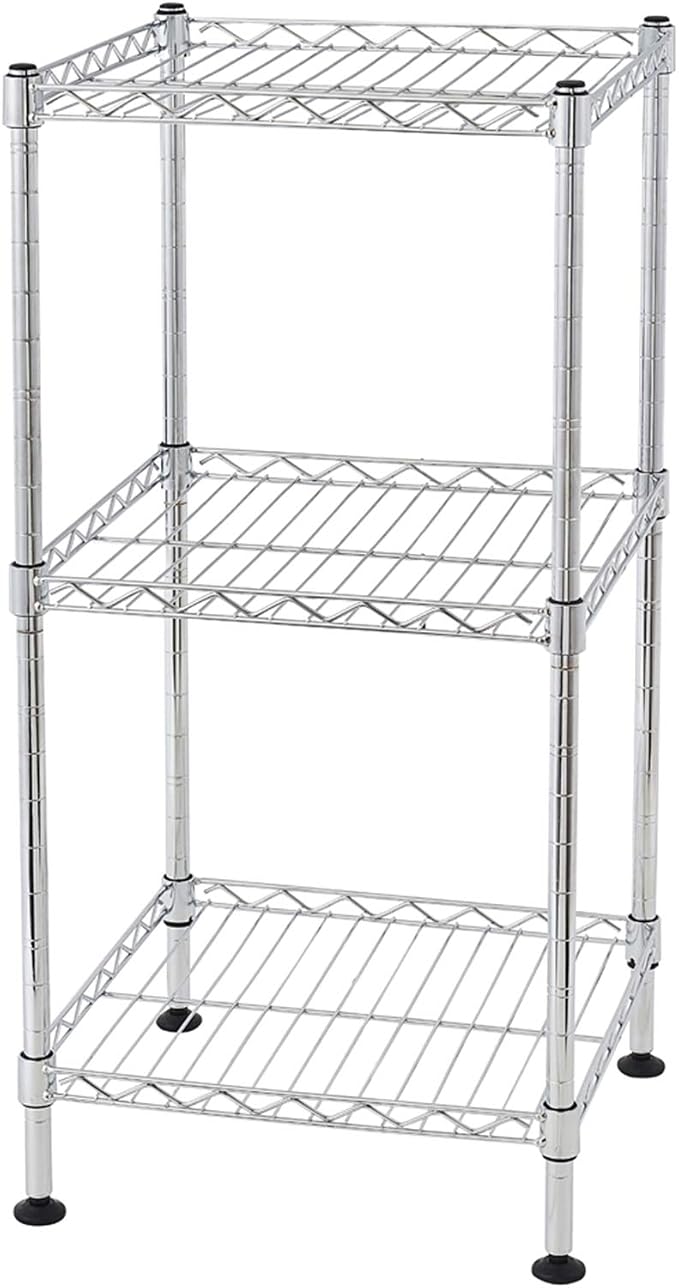 FOXHOLE 3-Tier Wire Shelving Rack Metal Storage Shelf Unit by Unknown