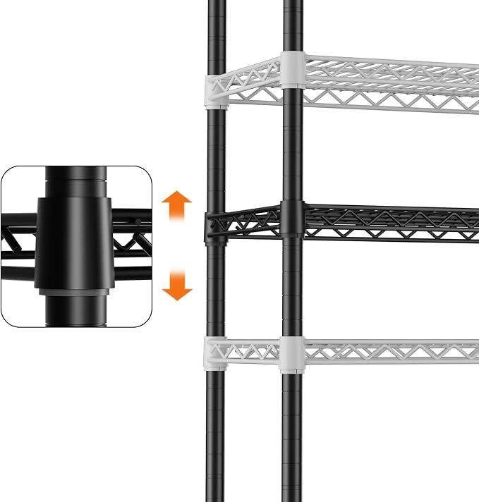 SINGAYE 4 Tier Adjustable Storage Shelf - Image 7