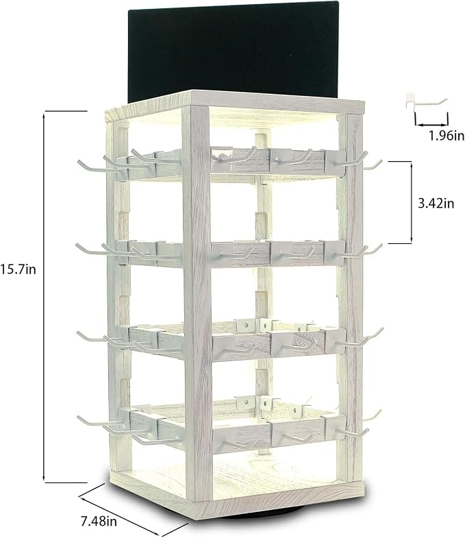 Wooden rotating Jewelry Display Stand - Image 6