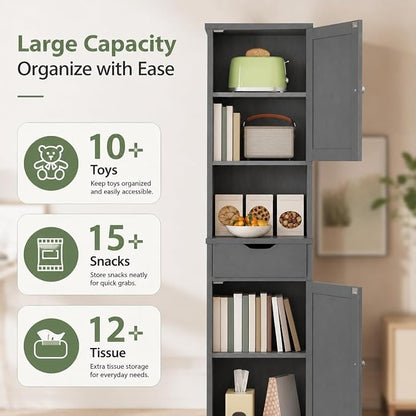 Walsunny Tall Bathroom Storage Cabinet - Image 3