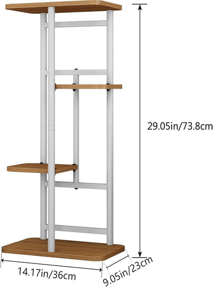 LINZINAR Plant Stand Indoor 4 Tier 5 Potted Multiple Plant Shelf Stands - Image 6