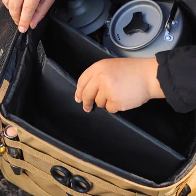 Waterproof Folding Camping Organisers 30L/42L Capacity Multi Compartment Design - Image 6
