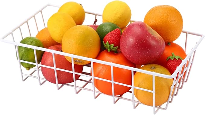 Orgneas Freezer Organizer Bins Metal Wire Storage Baskets - Image 3