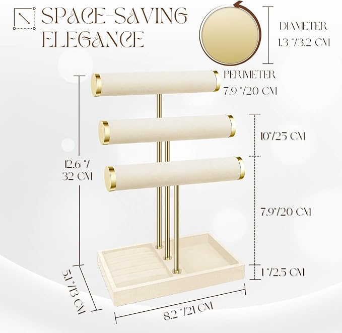 Flexzion 3 Tier Bracelet Holder Display Stand - Image 6