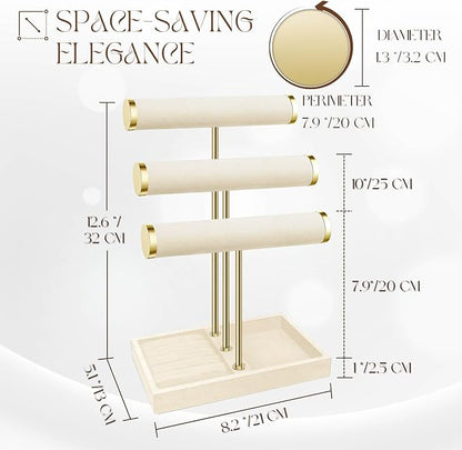 Flexzion 3 Tier Bracelet Holder Display Stand - Image 6