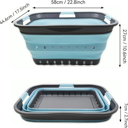 SAMMART 42L Collapsible Plastic Laundry Basket - Image 4