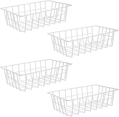Orgneas Freezer Organizer Bins Metal Wire Storage Baskets by Orgneas