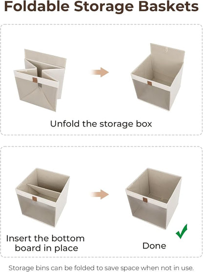 StorageWorks 13x13 Storage Cubes, Closet Storage Bins - Image 7