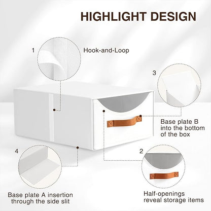 Homsorout Stackable Storage Drawers - Image 5