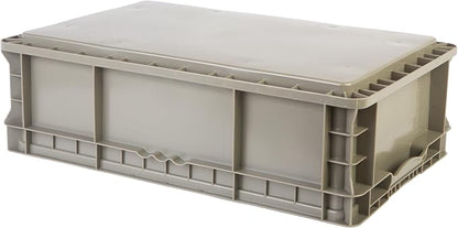 Hudson Exchange 24 x 15 x 7.5" Straight Wall Handled Storage Container Tote - Image 5