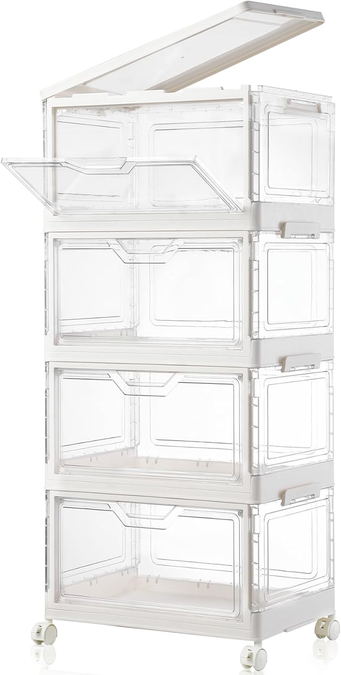 Freebat Collapsible Plastic Storage Bins by Freebat