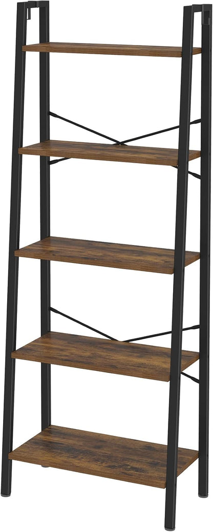 Hzuaneri Ladder Shelf, Freestanding Corner Storage Shelf | Bookcase - Image 9