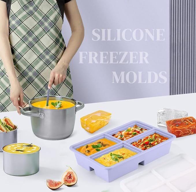 2 PACK 1 Cup Silicone Freezer Trays - Image 7