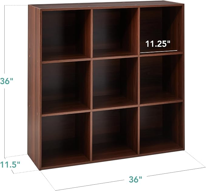 Best Choice Products 9-Cube Storage Organizer, 11in Shelf Opening, Display Shelf - Image 3