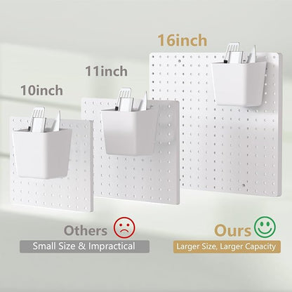 FZK Peg board, Pegboard 32''*32'', Pegboard Wall Organizer, Peg boards - Image 4
