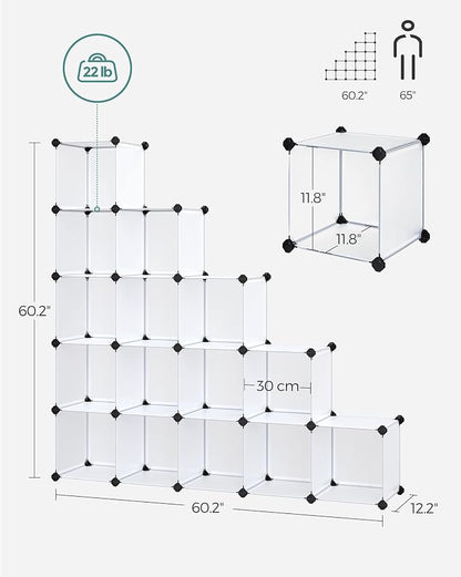 SONGMICS Cube Storage Organizer, Book Shelf, Closet Organizers and Storage - Image 3