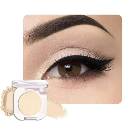 Nude Beige Single Matte Eyeshadow Makeup, Neutral Powde Eye Shadow by HHLTOH