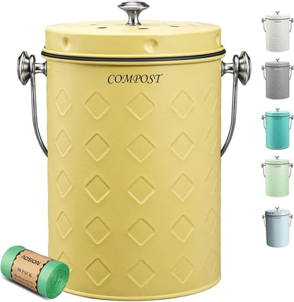 AOSION Countertop Compost Bin Kitchen, Odorless Indoor Compost Bin - Image 8
