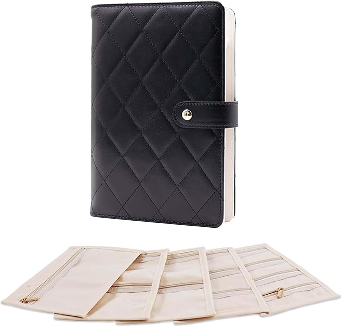 Travel Jewelry Organizer Case ， Portable Jewelry Organizers Storage Book by Sbrinnaliao