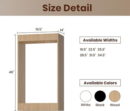 ROOMTEC 19.5" Double Hanging Closet Unit, Modular Closet System - Image 2