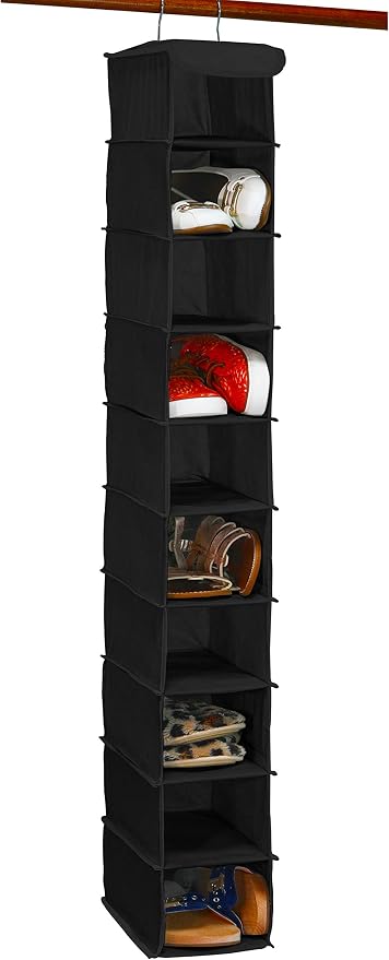 Simple Houseware 10 Shelves Closet Hanging Shoe Organizer by SimpleHouseware
