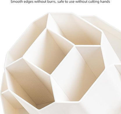 360° Rotating Makeup Brush Holder Organizer - Image 5