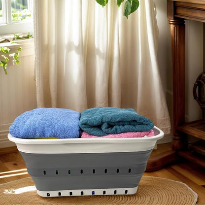 SAMMART 42L Collapsible Plastic Laundry Basket - Image 6