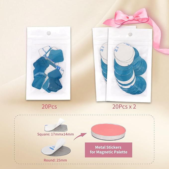 Magnetic Makeup Palette with Frosted Clear Top - Image 4