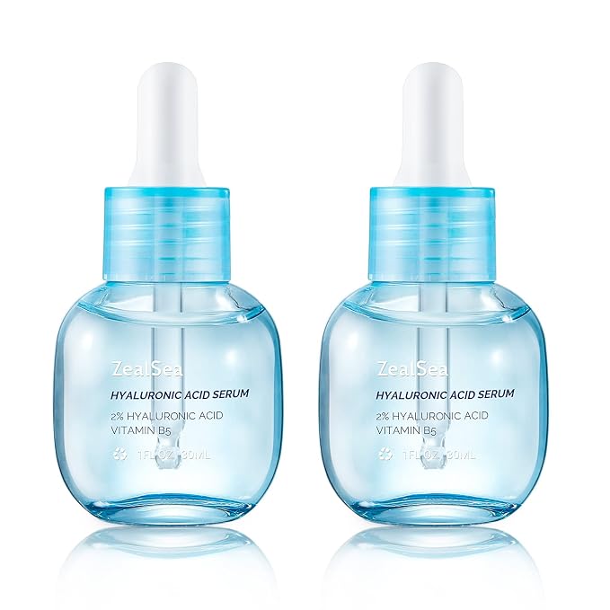 ZealSea Hyaluronic Acid Serum for Face, Hydrating Microneedling Serum, EWG by ZealSea