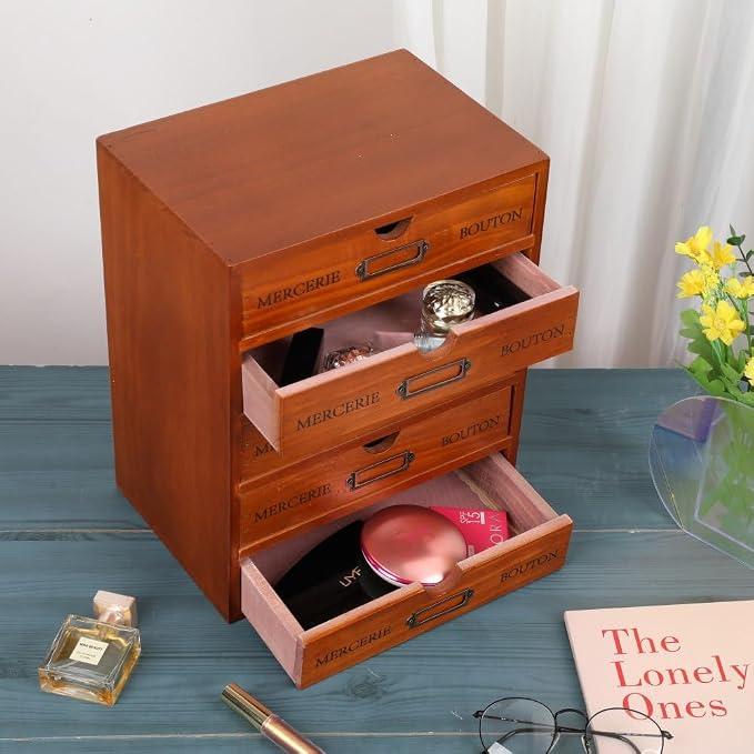 Small Wooden Drawers Wooden Box - Image 5