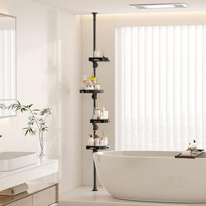 shuang qing 4-Tier Corner Shower Caddy Tension Pole Organizer - Image 7