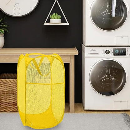 BATTOO Deluxe Strong Mesh Pop up Laundry Hamper Basket - Image 5