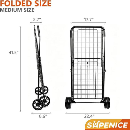 Grocery Utility Shopping Cart - Image 4