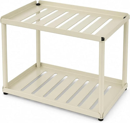 2 Tier Bathroom Counter Organizer, Rectangular Vanity Organizer Shelf, Skincare - Image 8