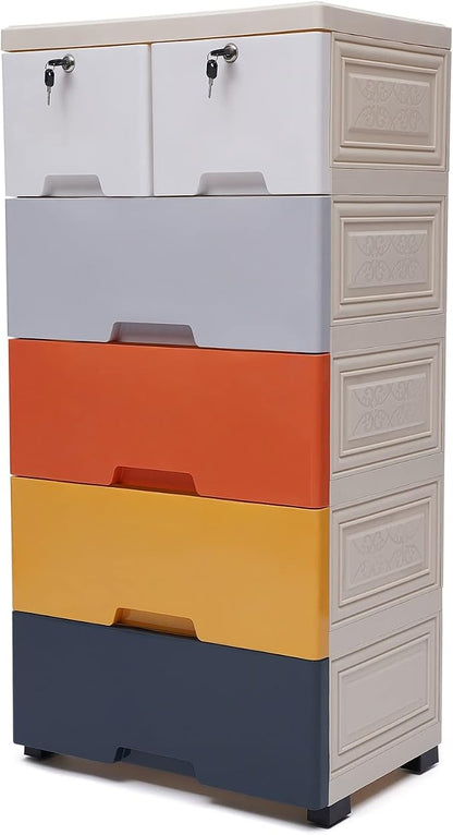 5 Tier Storage Cabinet Plastic Storage Cabinet by TouSuaRSi