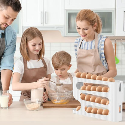 Egg Holder for Fridge, Automatic Rolling Egg Dispenser for Refrigerator - Image 7