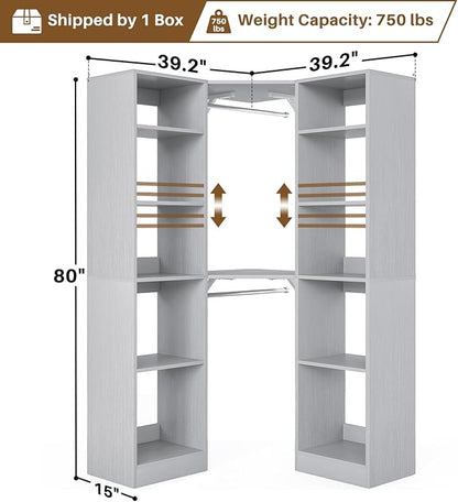 Besiost Corner Closet System - Image 7