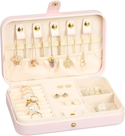 Small Jewelry Box, Travel Jewelry Case Portable Jewelry Boxes by V-LafuyJewelryBox
