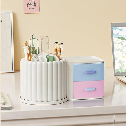 Anyoifax 360 Rotating Makeup Brush Holder 7 Slots Makeup Organizer - Image 4