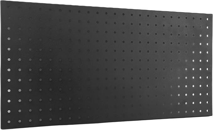 Fydun Metal Pegboard Wall Panels Steel Modular Peg Board Organizer Garage - Image 9
