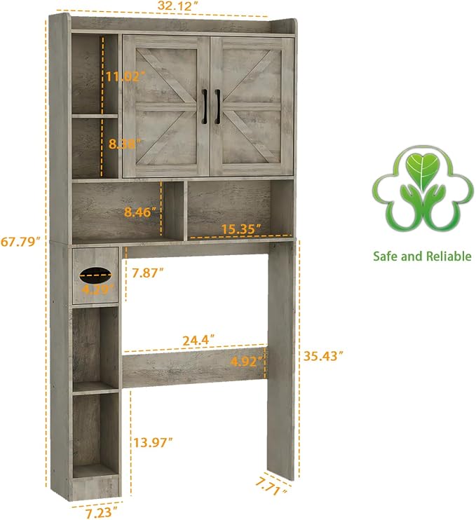 Vabches Over The Toilet Storage Cabinet - Image 2