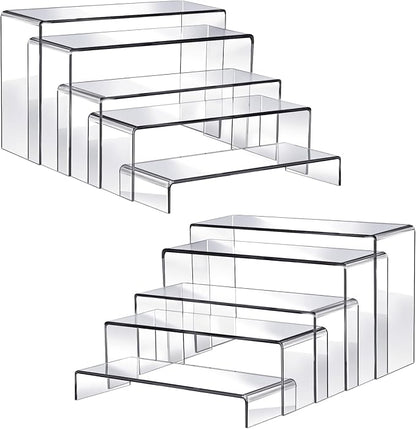 Fixwal 10pcs 2 Set Acrylic Risers by Fixwal