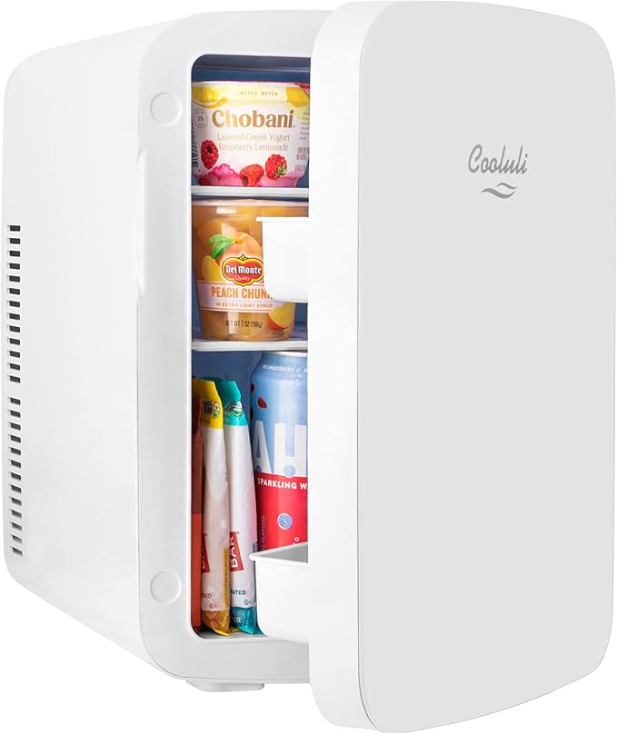 Cooluli 15L Mini Fridge for Bedroom, Office Desk & College Dorm - 12V Portable - Image 2