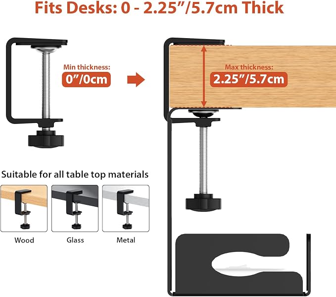 Univivi Under Desk Cable Management Tray - Image 7