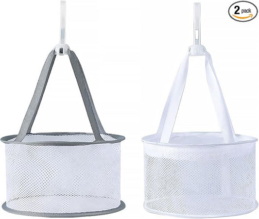SooGree 2PCS Makeup Brush Dryer Hanging Mesh Rack Basket by SooGree