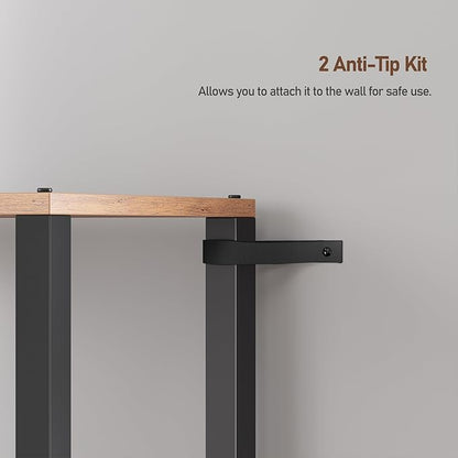 TUTOTAK Bookshelf, 4-Tier Small Narrow Book Shelf - Image 7
