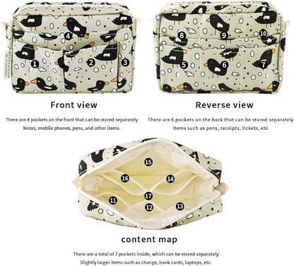 E-WEICHEN Multiple Pockets Portfolio Organizer - Image 4