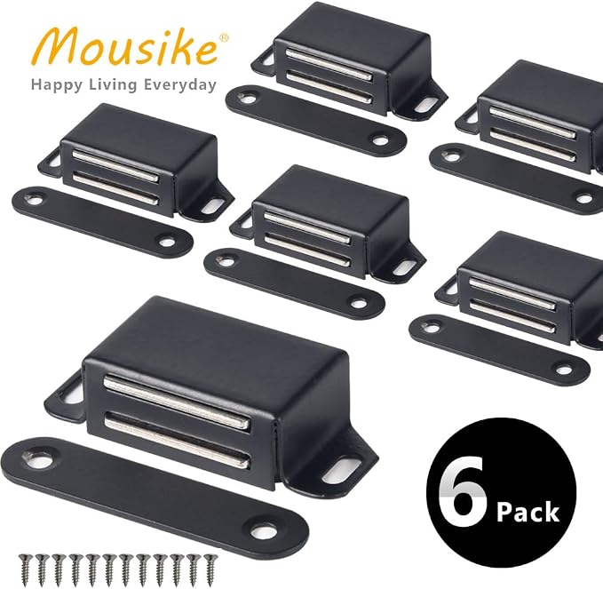 Mousike Cabinet Magnets 30lb Stainless Steel Magnetic Door Catch - Image 9